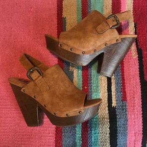 Guess studded wedges